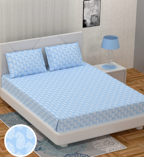 COTTON SATIN BEDSHEET king size