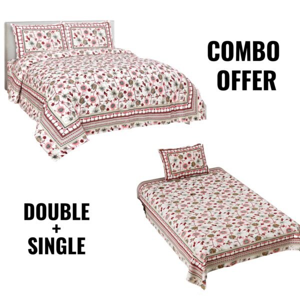 double bedsheet combo