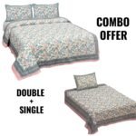 double and single bedsheet set