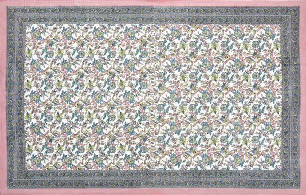 Jaipuri Print Multicolor 210 TC Pure Cotton Bedsheet (100% Cotton, Single Size)