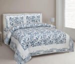 Tulip- Jaipur Printed 210 TC Pure Cotton Double Bed Sheet with 2 Pillow Covers