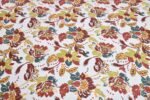 Yellow Floral Print Bedsheet With 2 Pillow Covers (100% Cotton, 210 TC)