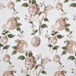 Brown Floral Double Bed Comforter Blanket Set (100% Cotton, Reversible Prints)