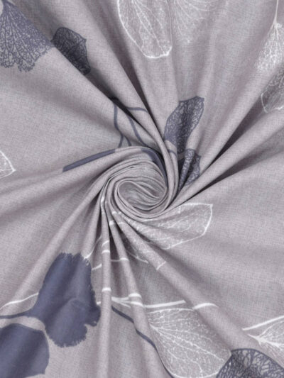 Diva - Soft Glace Cotton King Size Bed Sheet Set (Silver Gray)