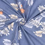 Diva - Soft Glace Cotton King Size Bed Sheet Set (Cornflower Blue)