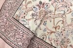Blossom- Double Bed Sheet with 2 Pillow Covers (100% Cotton, Peach)