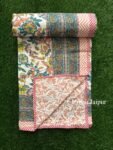 Mulmul Cotton Floral Print Single Bed Dohar - Multicolor (60*90 inches)