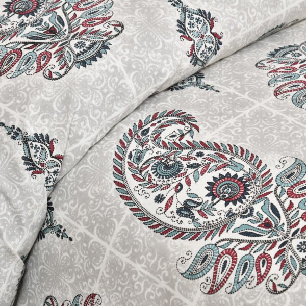 Premium Cotton Katha Print King-Size Bed Sheet Set
