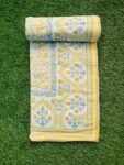 Paisley Buta Print Mulmul Cotton Dohar for Single Bed - (60*90 inches) - Green - Urban Jaipur