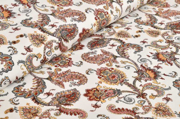 Blossom- Jaipuri Double Bedsheet, Petals - Red, White