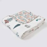 Hand block Leaf Print (100% Cotton, Reversible) Double Bed Dohar
