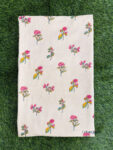 dohar-red-pch Jaipuri Cotton Dohar for Single Bed – Cream Base Floral & Abstract Pattern