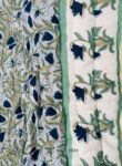 Floral Print 100 gm Jaipuri Razai for Single Bed – Blue