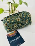 Pack of 2- Multipurpose Cotton Pouch: Makeup, Toiletry Bag, & More | Eco-Friendly | Urban Jaipur