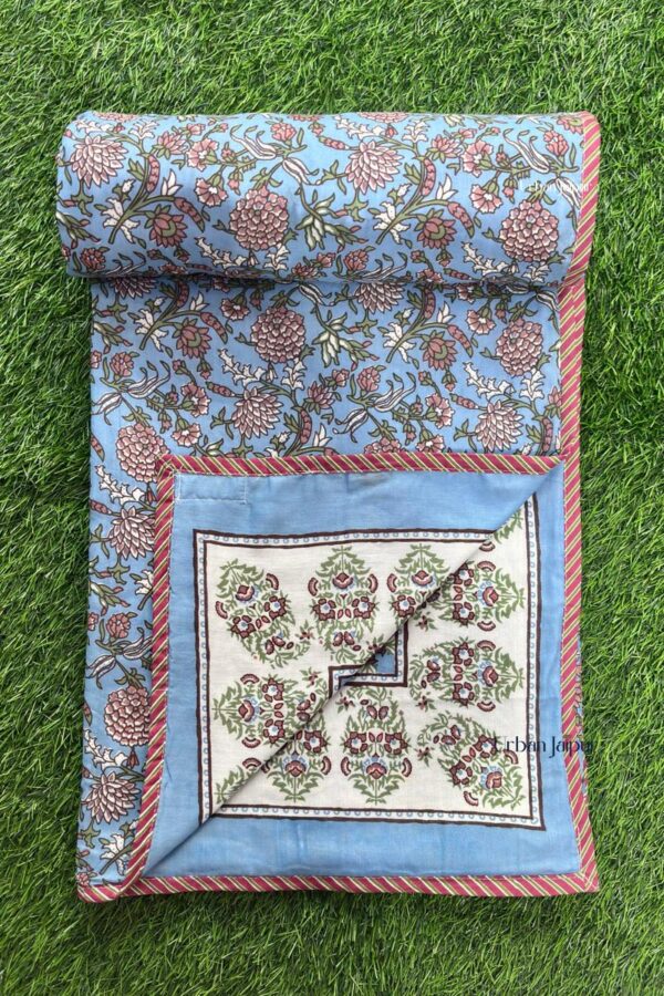 Lightweight Cotton Dohar for Single Bed – 3 Layer Summer Blanket Online