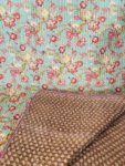 Anokhi Quilted Bedcover King Size with 2 Pillow Covers - Floral Print