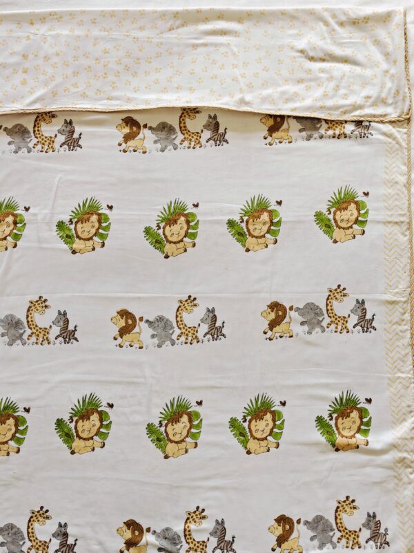 Jungle Safari: Cotton Dohar For Kids (40x60 Inches)