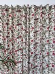 red-bird-2 Anokhi - Bird Print Cotton Curtain (Set of 2) - Red