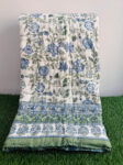 47 Jaal Print 100 gm Single Jaipuri Razai for Single Bed - Blue