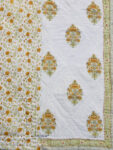 Kusumit Block Printed Cotton Muslin Quilt