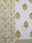 Kusumit Block Printed Cotton Muslin Quilt