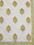 Kusumit Block Printed Cotton Muslin Quilt