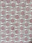 Harmony- Hand Block Printed Cotton King Size Bedsheet Pink Floral Motifs (108x108 inches)