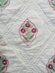 Trivritta - Block Printed Pure Cotton Jaipuri Razai Quilt