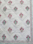 Trivritta - Block Printed Pure Cotton Jaipuri Razai Quilt