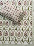 Harmony- Hand Block Printed Pure Cotton Single Bedsheet Set – 60x90 Inches