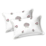 Kalakriti - Pure Cotton King Size Bedsheet (100 x 108 Inches) with 2 Pillow Covers