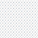 Kalakriti - Floral Jaipuri Print Cotton King Size Bedsheet (100x108 Inches) - Blue Floral Motifs