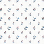 Kalakriti - Floral Jaipuri Print Cotton King Size Bedsheet (100x108 Inches) - Blue Floral Motifs