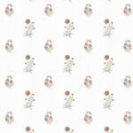 Kalakriti - Brown Floral Pure Cotton Floral Jaipuri King Size Bedsheet Set - 100x108 Inches
