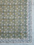 Harmony - Blue Floral Handblock Print King Size Cotton Bedsheet – Timeless Rajasthani Charm