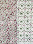 2. Palm & Wild Bloom Reversible Hand Block Print Cotton Summer Quilt (Razai)