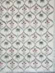 2. Palm & Wild Bloom Reversible Hand Block Print Cotton Summer Quilt (Razai)