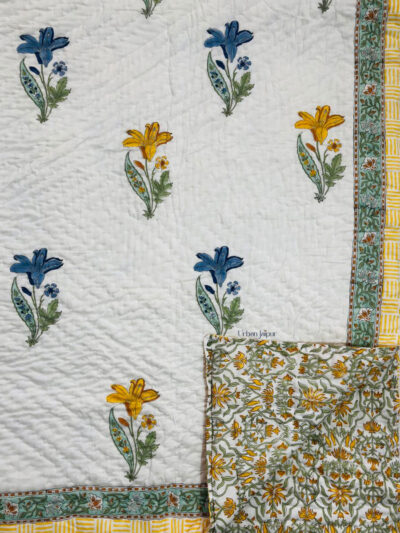 Block Printed Razai