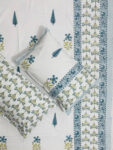 Harmony – Percale Cotton King Size Bedsheet in Soothing Florals