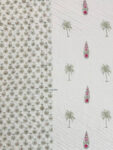 Red Poppy Floral Pure Cotton Handmade Jaipuri Razai
