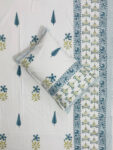 Harmony – Percale Cotton King Size Bedsheet in Soothing Florals