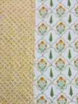 Suvarna – Hand Block Printed Jaipuri Quilt Double Bed (90x108 IN)