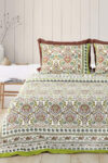 Rangriti – Bold Motifs Sanganeri Print Bedsheet in Cotton (King Size | 100x108 IN)