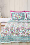 Rangriti – Sanganeri Print Bedsheet in Pure Cotton (King Size | 100x108 IN)