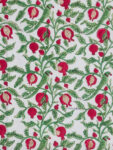 Karigari – Gulnaar Block Print Cotton Bedsheet (Queen & King Size)
