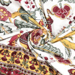 Rangriti – Elephant & Floral Print Cotton Bedsheet Set (Multicolor, King Size 100x108)