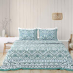 Rangriti – Bold Motifs Sanganeri Print Bedsheet in Cotton (King Size | 100x108 IN)
