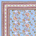 Rangriti – Sanganeri Print Bedsheet in Pure Cotton (King Size | 100x108 IN)