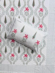Karigari - Block Printed King Size Cotton Bedsheet Set with 2 pillow covers