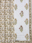 Jaipuri Hand Block Winter Razai – 3 kg Pure Cotton Filled King Quilt